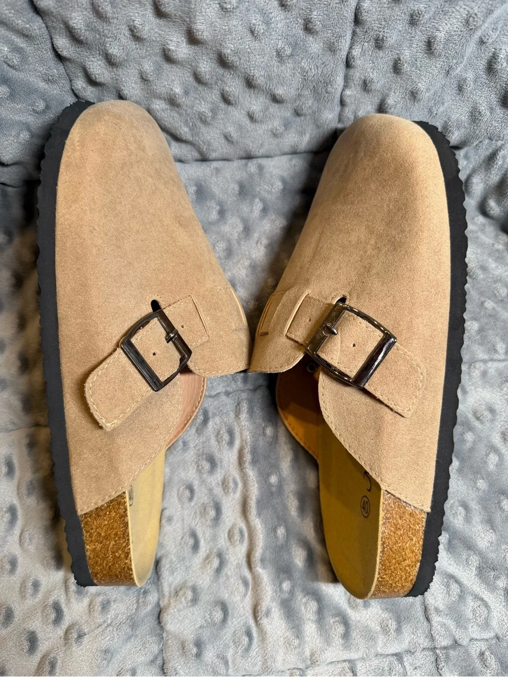 Amazon taupe suede